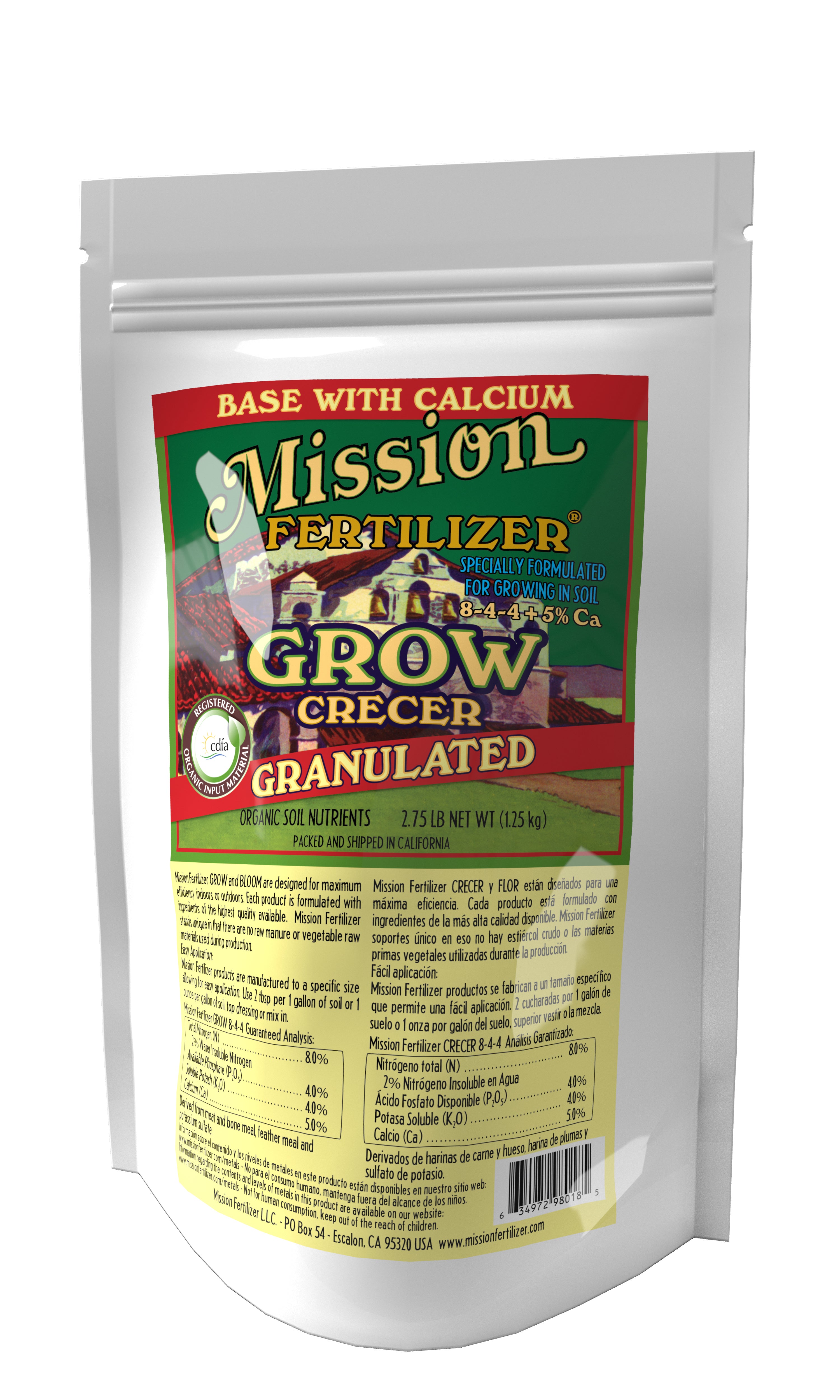 Crescendo Organic Fertilizer (8-2-2) - Full Pallet 40 x 50 lb — Seven  Springs Farm Supply